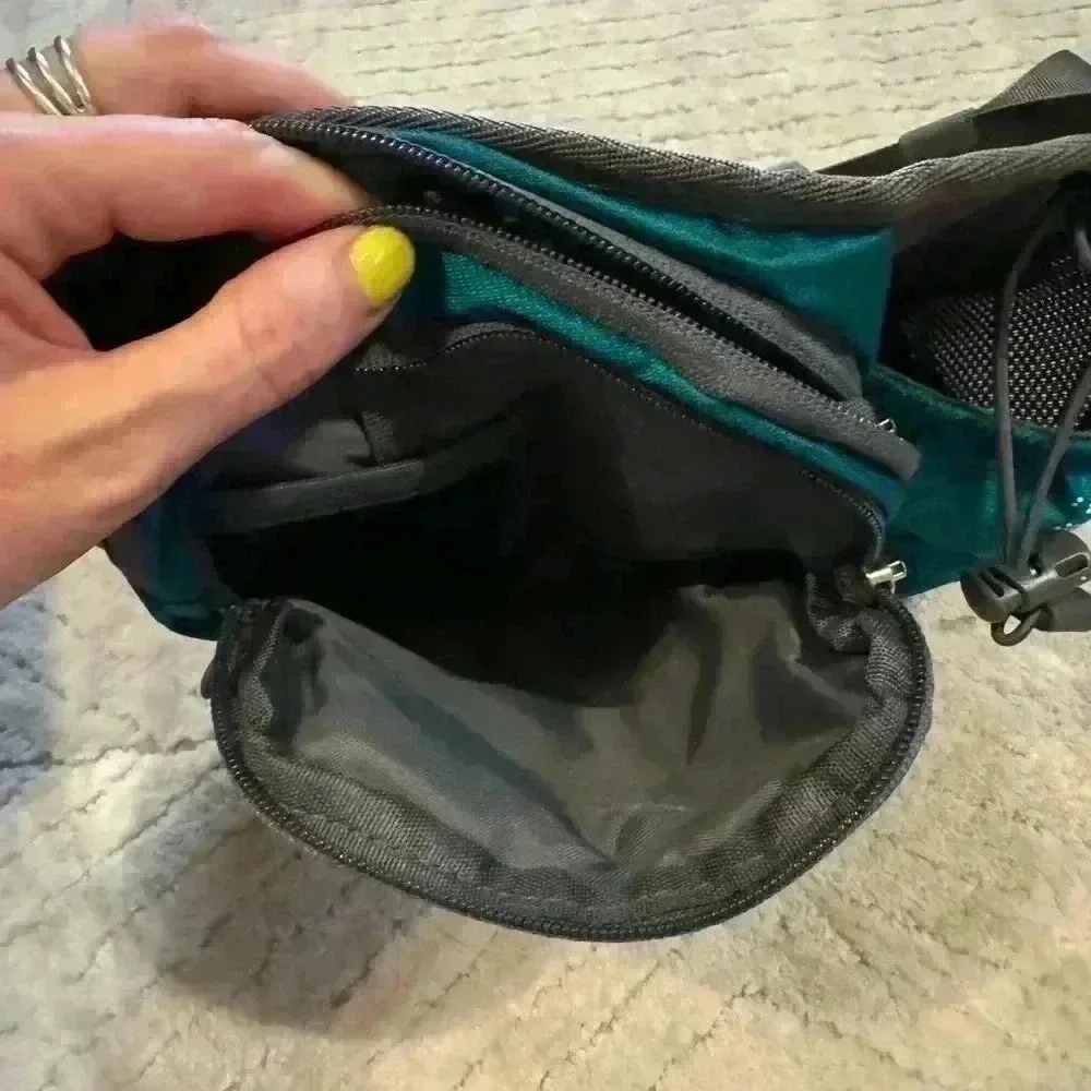 Perfect size with water bottle holder.